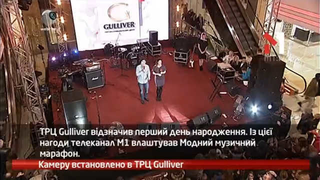 Камеру встановлено на Модному музичному марафоні