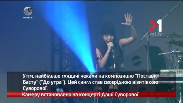 Камеру встановлено на концерті Даші Суворової