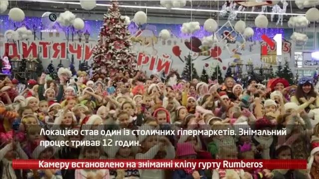 Камеру встановлено на зніманні кліпу гурту Rumberos