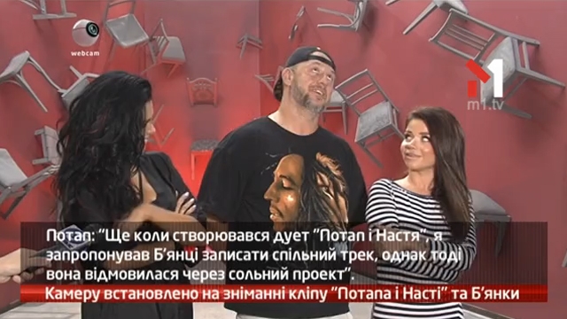 Камеру встановлено на зніманні кліпу Потапа і Насті та Б’янки