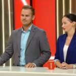 Вікторія Прибитько і Віктор Заєць, представники ресторану «Собака съела голубя»