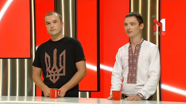 Максим Туганов і Петро Скірчук, співвласники бренду «Фолк мода»