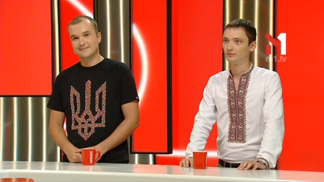 Максим Туганов і Петро Скірчук, співвласники бренду «Фолк мода»