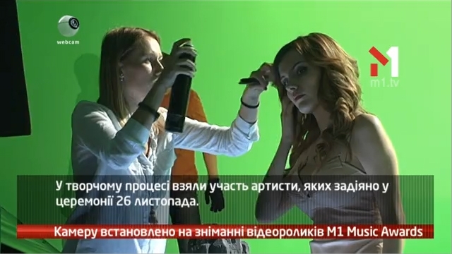Камеру встановлено на зніманні відеороликів «M1 Music Awards» 1