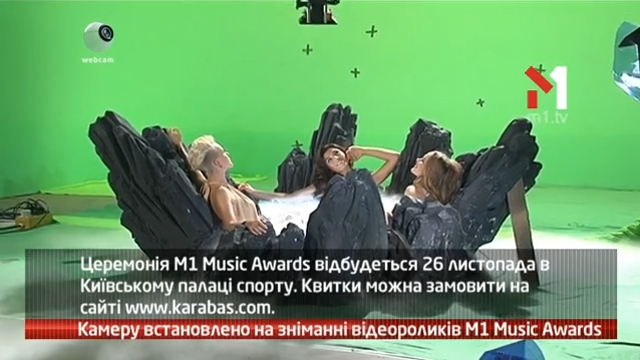 Камеру встановлено на зніманні відеороликів «M1 Music Awards» 2