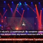 Камеру встановлено на концерті Світлани Тарабарової