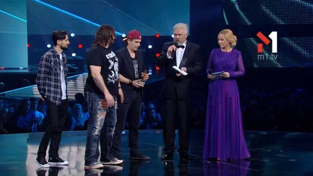 M1 Music Awards. Спеціальна премія Андрію Кузьменку