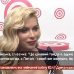 Камеру встановлено на зніманні кліпу Юлії Думанської
