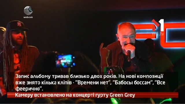 Камеру встановлено на концерті гурту Green Grey