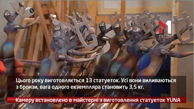 Камеру встановлено в майстерні статуеток YUNA