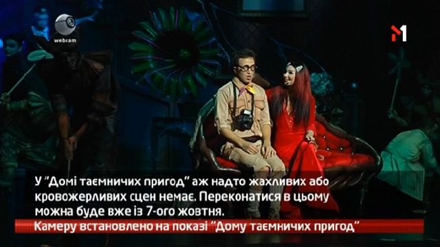 Камеру встановлено на показі «Дому таємничих пригод»