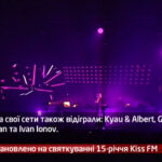 Камеру встановлено на святкуванні 15-річчя KISS FM