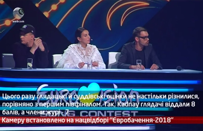 Камеру встановлено на нацвідборі “Євробачення-2018”